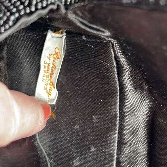 Vintage Richere’ by Walborg Black beaded clutch - Picture 8 of 9